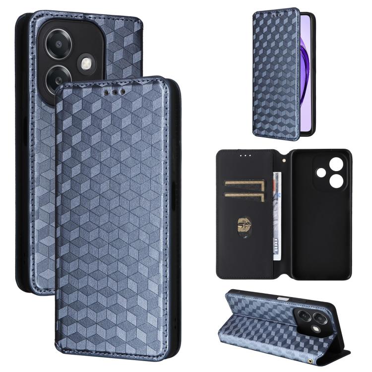 Cubic Grid Texture Flip Leather Phone Case, For OPPO A5 5G / 4G Global / A5M, For OPPO Reno14 Pro Global, For OPPO Reno14 Global, For OPPO K13 5G / K13X 5G / K12S 5G, For OPPO Find X8s+ 5G, For OPPO Find X8s 5G, For OPPO Find X8 Ultra 5G               ...