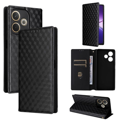 Cubic Grid Texture Flip Leather Phone Case, For OPPO A5 5G / 4G Global / A5M, For OPPO Reno14 Pro Global, For OPPO Reno14 Global, For OPPO K13 5G / K13X 5G / K12S 5G, For OPPO Find X8s+ 5G, For OPPO Find X8s 5G, For OPPO Find X8 Ultra 5G               ...
