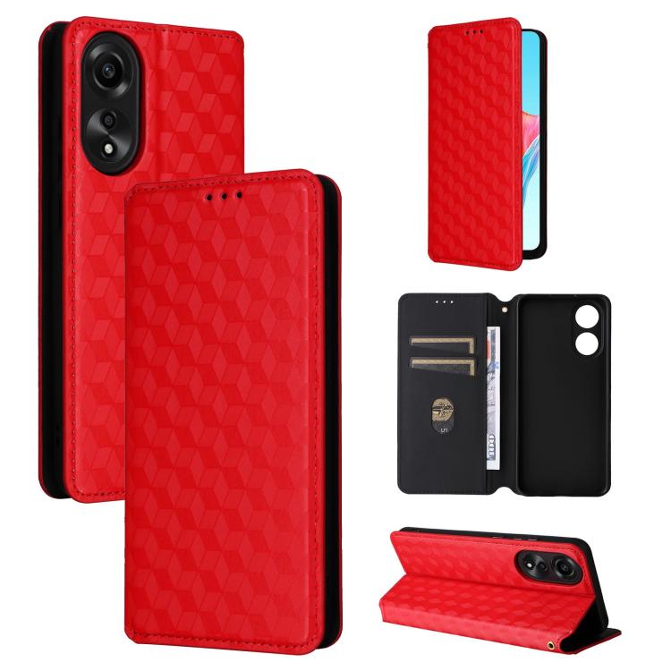Cubic Grid Texture Flip Leather Phone Case, For OPPO Reno12 F 5G, For OPPO Reno11 A JP / PJH110, For OPPO Reno12 Pro 5G Global, For OPPO Reno12 5G Global, For OPPO A3 Pro 5G Global, For OPPO Reno11 F 5G / F25 Pro 5G, For OPPO Reno11 5G Global          ...