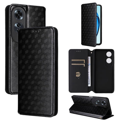 Cubic Grid Texture Flip Leather Phone Case, For OPPO A5 5G / 4G Global / A5M, For OPPO Reno14 Pro Global, For OPPO Reno14 Global, For OPPO K13 5G / K13X 5G / K12S 5G, For OPPO Find X8s+ 5G, For OPPO Find X8s 5G, For OPPO Find X8 Ultra 5G               ...