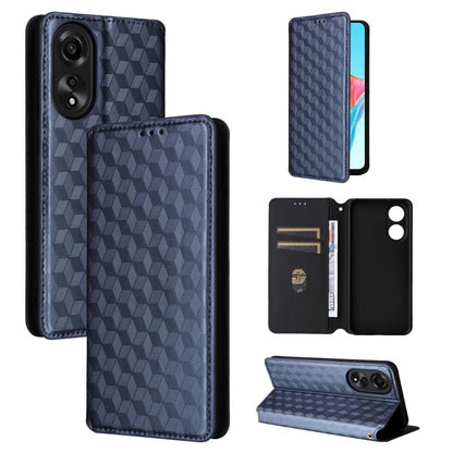 Cubic Grid Texture Flip Leather Phone Case, For OPPO Reno12 F 5G, For OPPO Reno11 A JP / PJH110, For OPPO Reno12 Pro 5G Global, For OPPO Reno12 5G Global, For OPPO A3 Pro 5G Global, For OPPO Reno11 F 5G / F25 Pro 5G, For OPPO Reno11 5G Global          ...