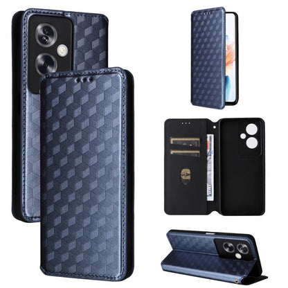 Cubic Grid Texture Flip Leather Phone Case, For OPPO Reno16 F 5G / Reno16 FS 5G, For OPPO Reno15 A 5G / Reno15 F 5G, For OPPO Reno16 5G / Reno16 Pro 5G Global, For OPPO Find X9 Ultra 5G, For OPPO A6X 4G / 5G / A6 5G Global                              ...