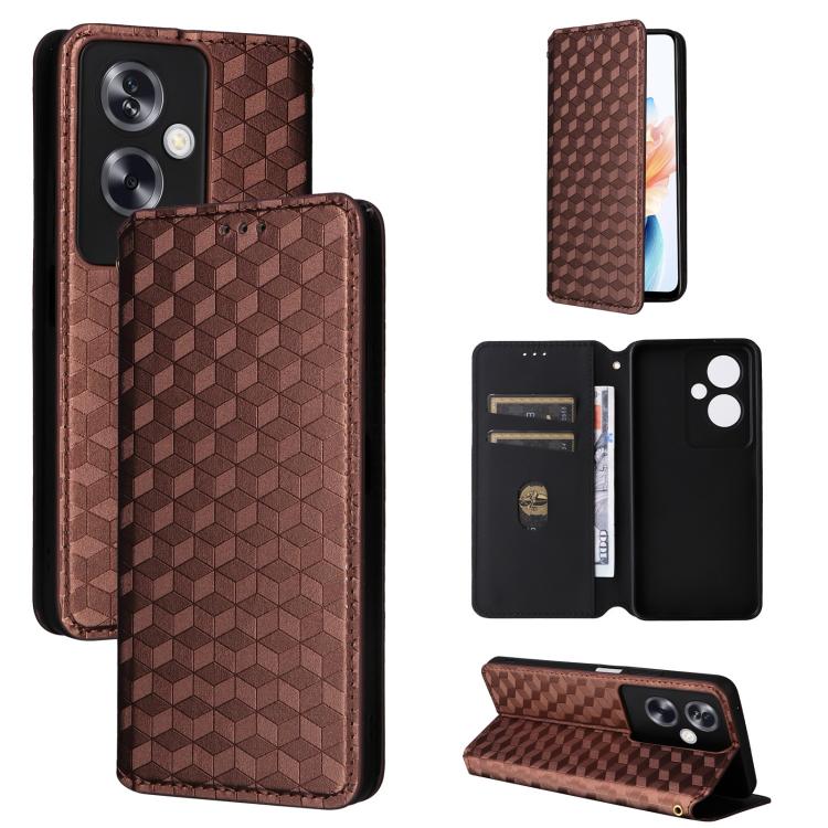 Cubic Grid Texture Flip Leather Phone Case, For OPPO Reno16 F 5G / Reno16 FS 5G, For OPPO Reno15 A 5G / Reno15 F 5G, For OPPO Reno16 5G / Reno16 Pro 5G Global, For OPPO Find X9 Ultra 5G, For OPPO A6X 4G / 5G / A6 5G Global                              ...