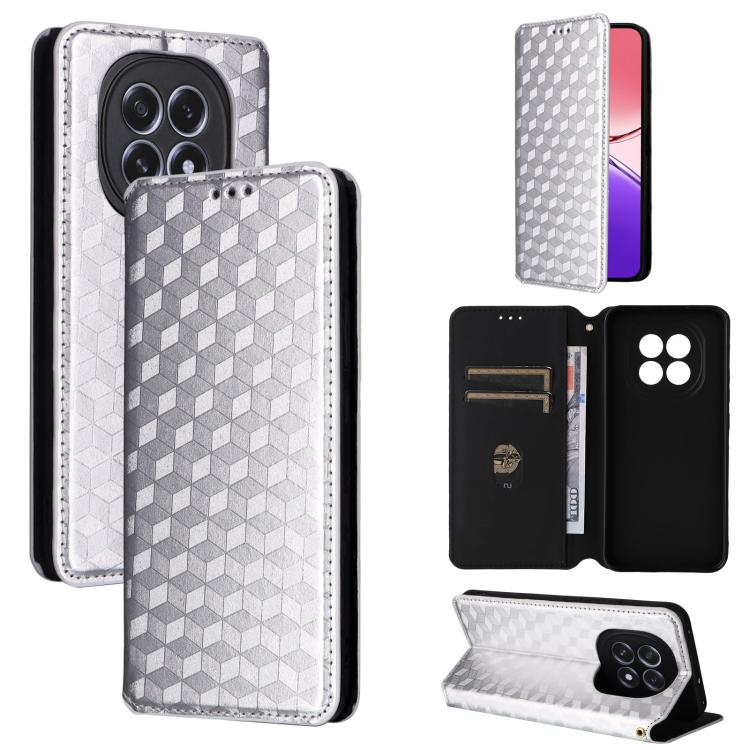 Cubic Grid Texture Flip Leather Phone Case, For OPPO A5 5G / 4G Global / A5M, For OPPO Reno14 Pro Global, For OPPO Reno14 Global, For OPPO K13 5G / K13X 5G / K12S 5G, For OPPO Find X8s+ 5G, For OPPO Find X8s 5G, For OPPO Find X8 Ultra 5G               ...