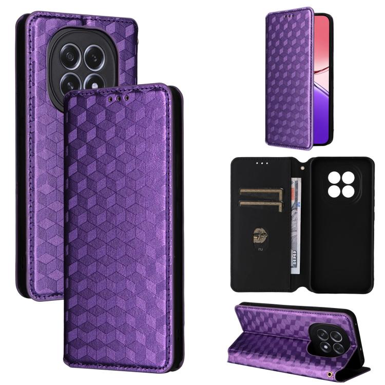 Cubic Grid Texture Flip Leather Phone Case, For OPPO A5 5G / 4G Global / A5M, For OPPO Reno14 Pro Global, For OPPO Reno14 Global, For OPPO K13 5G / K13X 5G / K12S 5G, For OPPO Find X8s+ 5G, For OPPO Find X8s 5G, For OPPO Find X8 Ultra 5G               ...
