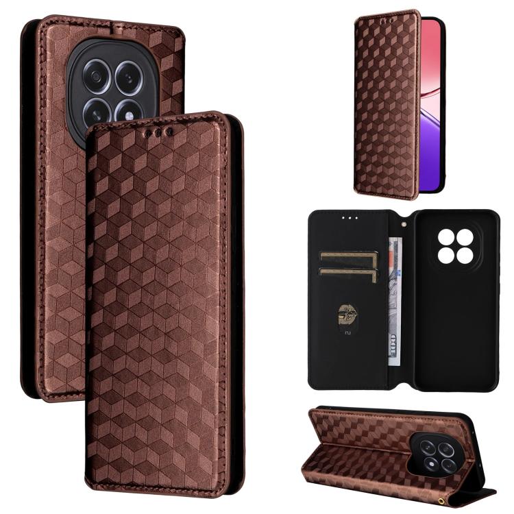 Cubic Grid Texture Flip Leather Phone Case, For OPPO A5 5G / 4G Global / A5M, For OPPO Reno14 Pro Global, For OPPO Reno14 Global, For OPPO K13 5G / K13X 5G / K12S 5G, For OPPO Find X8s+ 5G, For OPPO Find X8s 5G, For OPPO Find X8 Ultra 5G               ...