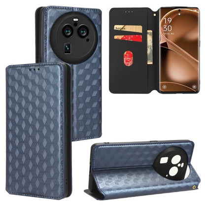 Cubic Grid Texture Flip Leather Phone Case, For OPPO Reno12 F 5G, For OPPO Reno11 A JP / PJH110, For OPPO Reno12 Pro 5G Global, For OPPO Reno12 5G Global, For OPPO A3 Pro 5G Global, For OPPO Reno11 F 5G / F25 Pro 5G, For OPPO Reno11 5G Global          ...