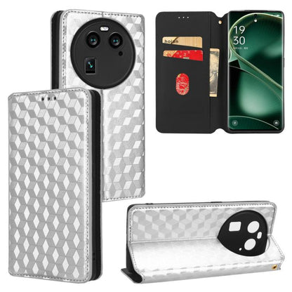 Cubic Grid Texture Flip Leather Phone Case, For OPPO Reno12 F 5G, For OPPO Reno11 A JP / PJH110, For OPPO Reno12 Pro 5G Global, For OPPO Reno12 5G Global, For OPPO A3 Pro 5G Global, For OPPO Reno11 F 5G / F25 Pro 5G, For OPPO Reno11 5G Global          ...