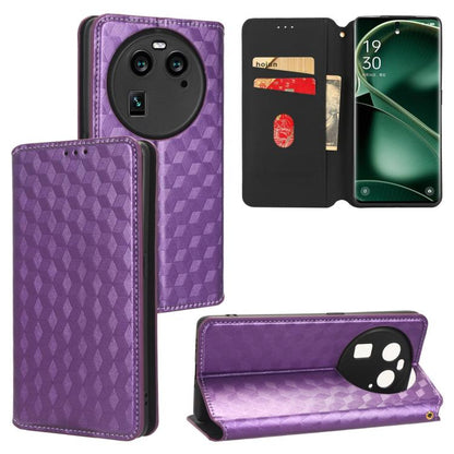 Cubic Grid Texture Flip Leather Phone Case, For OPPO Reno12 F 5G, For OPPO Reno11 A JP / PJH110, For OPPO Reno12 Pro 5G Global, For OPPO Reno12 5G Global, For OPPO A3 Pro 5G Global, For OPPO Reno11 F 5G / F25 Pro 5G, For OPPO Reno11 5G Global          ...