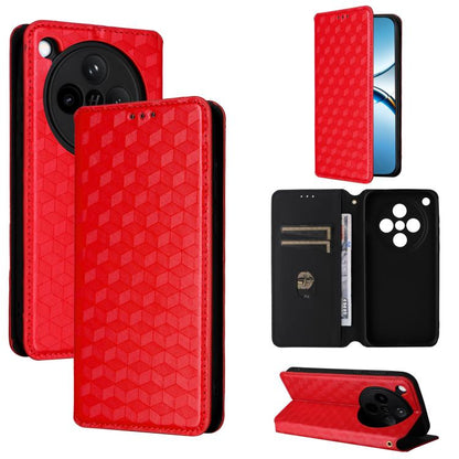 Cubic Grid Texture Flip Leather Phone Case, For OPPO A5 5G / 4G Global / A5M, For OPPO Reno14 Pro Global, For OPPO Reno14 Global, For OPPO K13 5G / K13X 5G / K12S 5G, For OPPO Find X8s+ 5G, For OPPO Find X8s 5G, For OPPO Find X8 Ultra 5G               ...