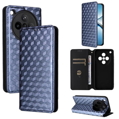 Cubic Grid Texture Flip Leather Phone Case, For OPPO A5 5G / 4G Global / A5M, For OPPO Reno14 Pro Global, For OPPO Reno14 Global, For OPPO K13 5G / K13X 5G / K12S 5G, For OPPO Find X8s+ 5G, For OPPO Find X8s 5G, For OPPO Find X8 Ultra 5G               ...