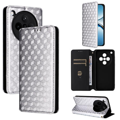 Cubic Grid Texture Flip Leather Phone Case, For OPPO A5 5G / 4G Global / A5M, For OPPO Reno14 Pro Global, For OPPO Reno14 Global, For OPPO K13 5G / K13X 5G / K12S 5G, For OPPO Find X8s+ 5G, For OPPO Find X8s 5G, For OPPO Find X8 Ultra 5G               ...