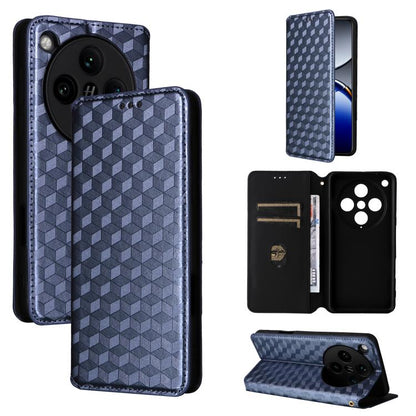 Cubic Grid Texture Flip Leather Phone Case, For OPPO Reno12 F 5G, For OPPO Reno11 A JP / PJH110, For OPPO Reno12 Pro 5G Global, For OPPO Reno12 5G Global, For OPPO A3 Pro 5G Global, For OPPO Reno11 F 5G / F25 Pro 5G, For OPPO Reno11 5G Global          ...
