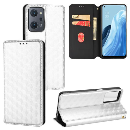 Cubic Grid Texture Flip Leather Phone Case, For OPPO A58 5G / A58x / A78 5G, For OPPO A77 4G / A57 4G / A57 5G TW, For OPPO A17k / A17, For OPPO Reno7 A, For OPPO A77 5G / A57 5G 2022, For OPPO A57 4G 2022 / 5G TW, For OPPO A16K / A16e, For OPPO A55s 5...
