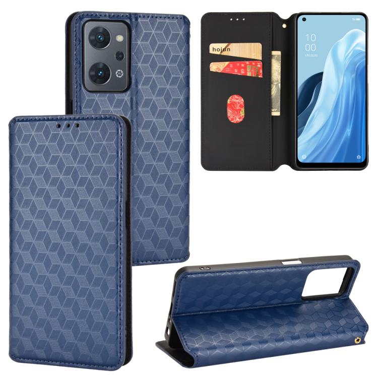 Cubic Grid Texture Flip Leather Phone Case, For OPPO Reno12 F 5G, For OPPO Reno11 A JP / PJH110, For OPPO Reno12 Pro 5G Global, For OPPO Reno12 5G Global, For OPPO A3 Pro 5G Global, For OPPO Reno11 F 5G / F25 Pro 5G, For OPPO Reno11 5G Global          ...