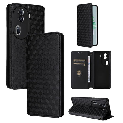 Cubic Grid Texture Flip Leather Phone Case, For OPPO Reno12 F 5G, For OPPO Reno11 A JP / PJH110, For OPPO Reno12 Pro 5G Global, For OPPO Reno12 5G Global, For OPPO A3 Pro 5G Global, For OPPO Reno11 F 5G / F25 Pro 5G, For OPPO Reno11 5G Global          ...