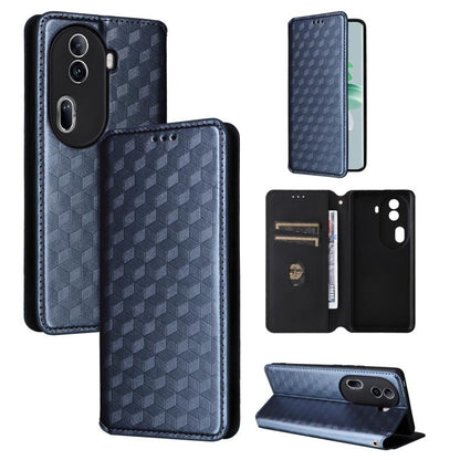 Cubic Grid Texture Flip Leather Phone Case, For OPPO Reno12 F 5G, For OPPO Reno11 A JP / PJH110, For OPPO Reno12 Pro 5G Global, For OPPO Reno12 5G Global, For OPPO A3 Pro 5G Global, For OPPO Reno11 F 5G / F25 Pro 5G, For OPPO Reno11 5G Global          ...