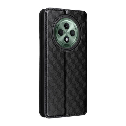 Cubic Grid Texture Flip Leather Phone Case, For OPPO Reno12 F 5G, For OPPO Reno11 A JP / PJH110, For OPPO Reno12 Pro 5G Global, For OPPO Reno12 5G Global, For OPPO A3 Pro 5G Global, For OPPO Reno11 F 5G / F25 Pro 5G, For OPPO Reno11 5G Global          ...