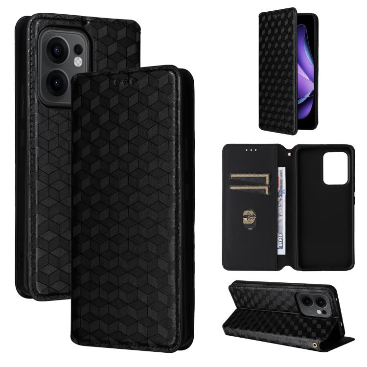 Cubic Grid Texture Flip Leather Phone Case, For OPPO A5 5G / 4G Global / A5M, For OPPO Reno14 Pro Global, For OPPO Reno14 Global, For OPPO K13 5G / K13X 5G / K12S 5G, For OPPO Find X8s+ 5G, For OPPO Find X8s 5G, For OPPO Find X8 Ultra 5G               ...