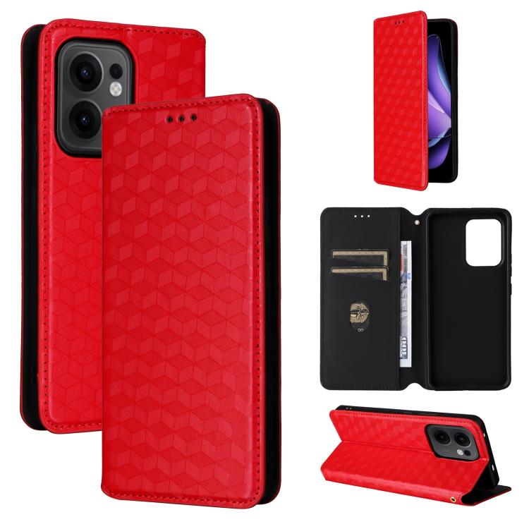 Cubic Grid Texture Flip Leather Phone Case, For OPPO A5 5G / 4G Global / A5M, For OPPO Reno14 Pro Global, For OPPO Reno14 Global, For OPPO K13 5G / K13X 5G / K12S 5G, For OPPO Find X8s+ 5G, For OPPO Find X8s 5G, For OPPO Find X8 Ultra 5G               ...
