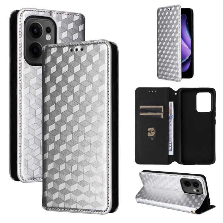 Cubic Grid Texture Flip Leather Phone Case, For OPPO A5 5G / 4G Global / A5M, For OPPO Reno14 Pro Global, For OPPO Reno14 Global, For OPPO K13 5G / K13X 5G / K12S 5G, For OPPO Find X8s+ 5G, For OPPO Find X8s 5G, For OPPO Find X8 Ultra 5G               ...
