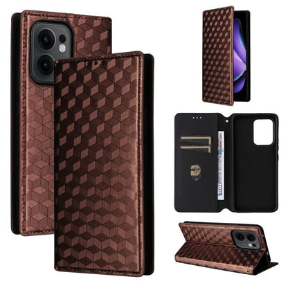 Cubic Grid Texture Flip Leather Phone Case, For OPPO A5 5G / 4G Global / A5M, For OPPO Reno14 Pro Global, For OPPO Reno14 Global, For OPPO K13 5G / K13X 5G / K12S 5G, For OPPO Find X8s+ 5G, For OPPO Find X8s 5G, For OPPO Find X8 Ultra 5G               ...