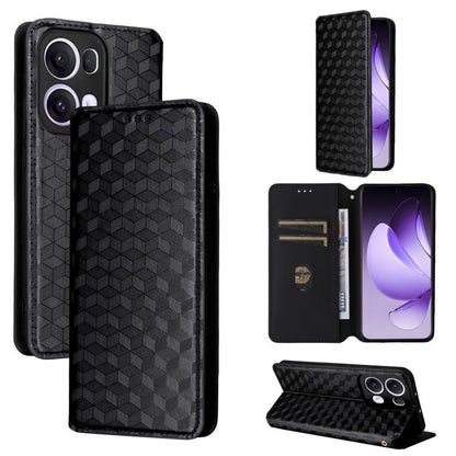 Cubic Grid Texture Flip Leather Phone Case, For OPPO A5 5G / 4G Global / A5M, For OPPO Reno14 Pro Global, For OPPO Reno14 Global, For OPPO K13 5G / K13X 5G / K12S 5G, For OPPO Find X8s+ 5G, For OPPO Find X8s 5G, For OPPO Find X8 Ultra 5G               ...