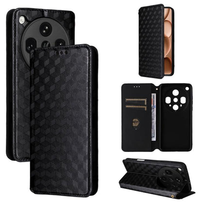 Cubic Grid Texture Flip Leather Phone Case, For OPPO A5 5G / 4G Global / A5M, For OPPO Reno14 Pro Global, For OPPO Reno14 Global, For OPPO K13 5G / K13X 5G / K12S 5G, For OPPO Find X8s+ 5G, For OPPO Find X8s 5G, For OPPO Find X8 Ultra 5G               ...