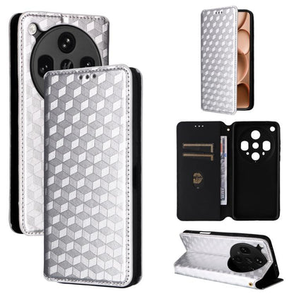 Cubic Grid Texture Flip Leather Phone Case, For OPPO A5 5G / 4G Global / A5M, For OPPO Reno14 Pro Global, For OPPO Reno14 Global, For OPPO K13 5G / K13X 5G / K12S 5G, For OPPO Find X8s+ 5G, For OPPO Find X8s 5G, For OPPO Find X8 Ultra 5G               ...