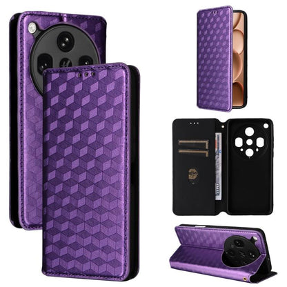 Cubic Grid Texture Flip Leather Phone Case, For OPPO A5 5G / 4G Global / A5M, For OPPO Reno14 Pro Global, For OPPO Reno14 Global, For OPPO K13 5G / K13X 5G / K12S 5G, For OPPO Find X8s+ 5G, For OPPO Find X8s 5G, For OPPO Find X8 Ultra 5G               ...