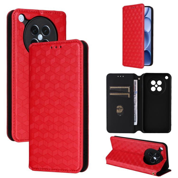 Cubic Grid Texture Flip Leather Phone Case, For OPPO A5 5G / 4G Global / A5M, For OPPO Reno14 Pro Global, For OPPO Reno14 Global, For OPPO K13 5G / K13X 5G / K12S 5G, For OPPO Find X8s+ 5G, For OPPO Find X8s 5G, For OPPO Find X8 Ultra 5G               ...