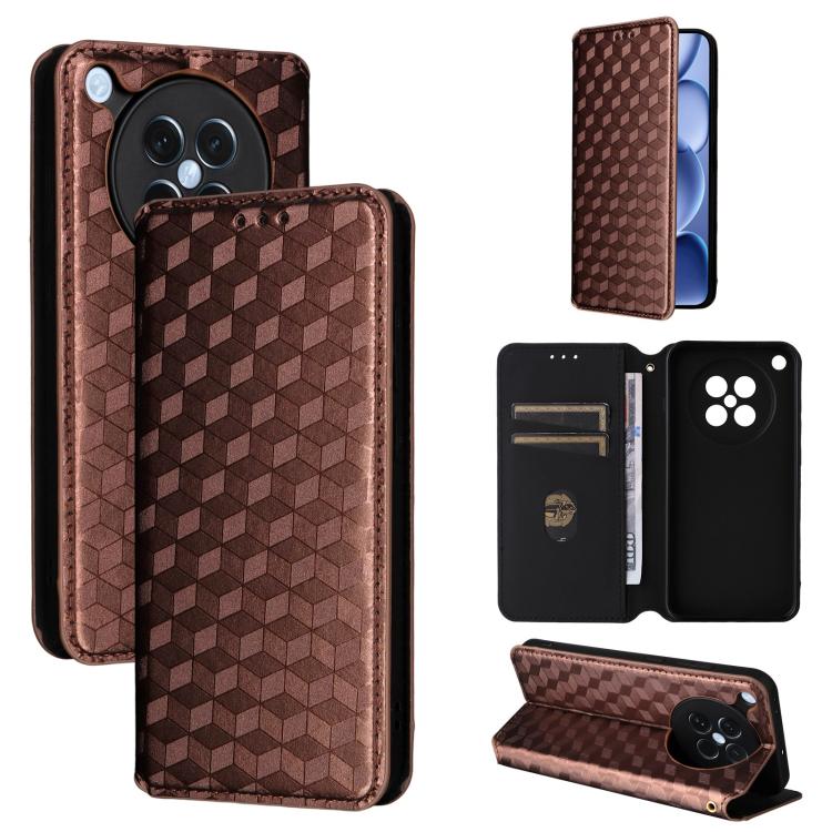Cubic Grid Texture Flip Leather Phone Case, For OPPO A5 5G / 4G Global / A5M, For OPPO Reno14 Pro Global, For OPPO Reno14 Global, For OPPO K13 5G / K13X 5G / K12S 5G, For OPPO Find X8s+ 5G, For OPPO Find X8s 5G, For OPPO Find X8 Ultra 5G               ...