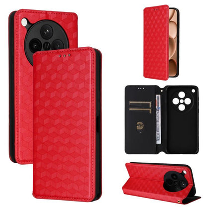 Cubic Grid Texture Flip Leather Phone Case, For OPPO A5 5G / 4G Global / A5M, For OPPO Reno14 Pro Global, For OPPO Reno14 Global, For OPPO K13 5G / K13X 5G / K12S 5G, For OPPO Find X8s+ 5G, For OPPO Find X8s 5G, For OPPO Find X8 Ultra 5G               ...