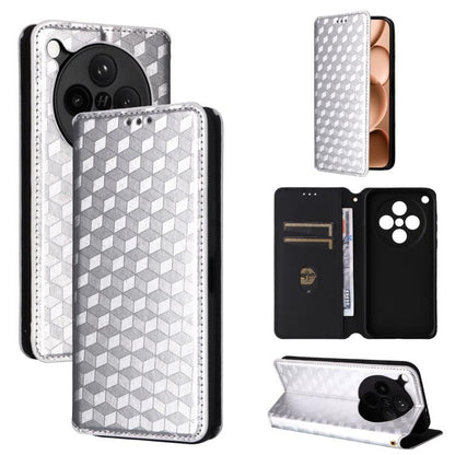 Cubic Grid Texture Flip Leather Phone Case, For OPPO A5 5G / 4G Global / A5M, For OPPO Reno14 Pro Global, For OPPO Reno14 Global, For OPPO K13 5G / K13X 5G / K12S 5G, For OPPO Find X8s+ 5G, For OPPO Find X8s 5G, For OPPO Find X8 Ultra 5G               ...