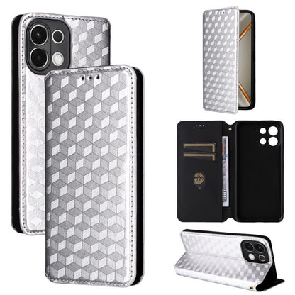 Cubic Grid Texture Flip Leather Phone Case, For OPPO A5 5G / 4G Global / A5M, For OPPO Reno14 Pro Global, For OPPO Reno14 Global, For OPPO K13 5G / K13X 5G / K12S 5G, For OPPO Find X8s+ 5G, For OPPO Find X8s 5G, For OPPO Find X8 Ultra 5G               ...