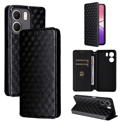 Cubic Grid Texture Flip Leather Phone Case, For OPPO Reno16 F 5G / Reno16 FS 5G, For OPPO Reno15 A 5G / Reno15 F 5G, For OPPO Reno16 5G / Reno16 Pro 5G Global, For OPPO Find X9 Ultra 5G, For OPPO A6X 4G / 5G / A6 5G Global                              ...