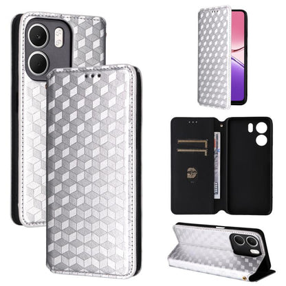 Cubic Grid Texture Flip Leather Phone Case, For OPPO Reno16 F 5G / Reno16 FS 5G, For OPPO Reno15 A 5G / Reno15 F 5G, For OPPO Reno16 5G / Reno16 Pro 5G Global, For OPPO Find X9 Ultra 5G, For OPPO A6X 4G / 5G / A6 5G Global                              ...