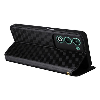 Cubic Grid Texture Flip Leather Phone Case, For OPPO A5 5G / 4G Global / A5M, For OPPO Reno14 Pro Global, For OPPO Reno14 Global, For OPPO K13 5G / K13X 5G / K12S 5G, For OPPO Find X8s+ 5G, For OPPO Find X8s 5G, For OPPO Find X8 Ultra 5G               ...