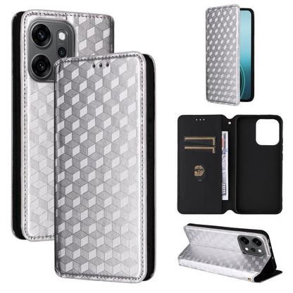 Cubic Grid Texture Flip Leather Phone Case, For OPPO A5 5G / 4G Global / A5M, For OPPO Reno14 Pro Global, For OPPO Reno14 Global, For OPPO K13 5G / K13X 5G / K12S 5G, For OPPO Find X8s+ 5G, For OPPO Find X8s 5G, For OPPO Find X8 Ultra 5G               ...