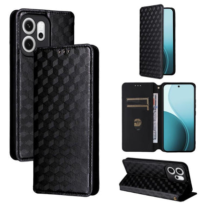Cubic Grid Texture Flip Leather Phone Case, For OPPO Reno16 F 5G / Reno16 FS 5G, For OPPO Reno15 A 5G / Reno15 F 5G, For OPPO Reno16 5G / Reno16 Pro 5G Global, For OPPO Find X9 Ultra 5G, For OPPO A6X 4G / 5G / A6 5G Global                              ...