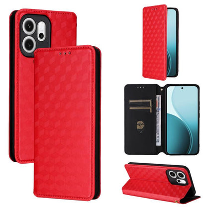 Cubic Grid Texture Flip Leather Phone Case, For OPPO Reno16 F 5G / Reno16 FS 5G, For OPPO Reno15 A 5G / Reno15 F 5G, For OPPO Reno16 5G / Reno16 Pro 5G Global, For OPPO Find X9 Ultra 5G, For OPPO A6X 4G / 5G / A6 5G Global                              ...