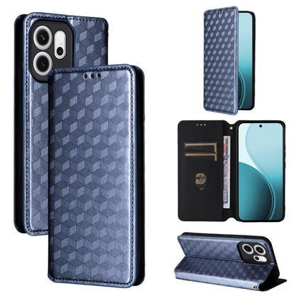 Cubic Grid Texture Flip Leather Phone Case, For OPPO Reno16 F 5G / Reno16 FS 5G, For OPPO Reno15 A 5G / Reno15 F 5G, For OPPO Reno16 5G / Reno16 Pro 5G Global, For OPPO Find X9 Ultra 5G, For OPPO A6X 4G / 5G / A6 5G Global                              ...