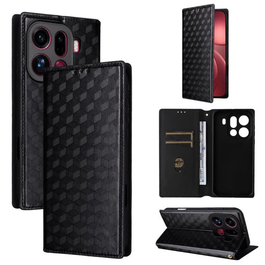 Cubic Grid Texture Flip Leather Phone Case, For OPPO Find X9 Pro, For OPPO Reno14 F 5G, For OPPO A79 5G / A2 5G, For OPPO A5x 5G / 4G Global, For OPPO A5 5G / 4G Global / A5M, For OPPO Reno14 Pro Global, For OPPO Reno14 Global                          ...