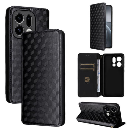 Cubic Grid Texture Flip Leather Phone Case, For OPPO Reno16 F 5G / Reno16 FS 5G, For OPPO Reno15 A 5G / Reno15 F 5G, For OPPO Reno16 5G / Reno16 Pro 5G Global, For OPPO Find X9 Ultra 5G, For OPPO A6X 4G / 5G / A6 5G Global                              ...