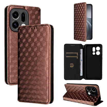 Cubic Grid Texture Flip Leather Phone Case, For OPPO Reno16 F 5G / Reno16 FS 5G, For OPPO Reno15 A 5G / Reno15 F 5G, For OPPO Reno16 5G / Reno16 Pro 5G Global, For OPPO Find X9 Ultra 5G, For OPPO A6X 4G / 5G / A6 5G Global                              ...