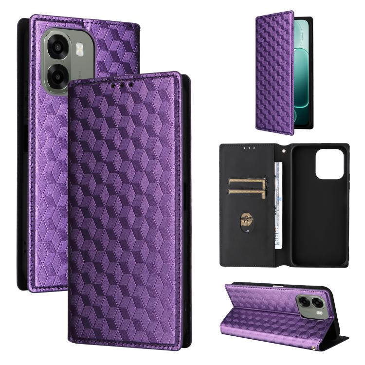 Cubic Grid Texture Flip Leather Phone Case, For OPPO Reno16 F 5G / Reno16 FS 5G, For OPPO Reno15 A 5G / Reno15 F 5G, For OPPO Reno16 5G / Reno16 Pro 5G Global, For OPPO Find X9 Ultra 5G, For OPPO A6X 4G / 5G / A6 5G Global                              ...