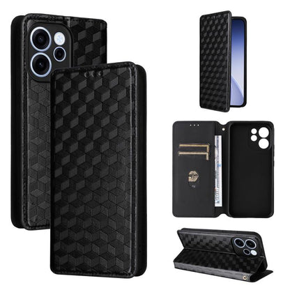 Cubic Grid Texture Flip Leather Phone Case, For OPPO Reno16 F 5G / Reno16 FS 5G, For OPPO Reno15 A 5G / Reno15 F 5G, For OPPO Reno16 5G / Reno16 Pro 5G Global, For OPPO Find X9 Ultra 5G, For OPPO A6X 4G / 5G / A6 5G Global                              ...