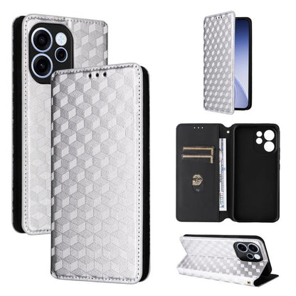 Cubic Grid Texture Flip Leather Phone Case, For OPPO Reno16 F 5G / Reno16 FS 5G, For OPPO Reno15 A 5G / Reno15 F 5G, For OPPO Reno16 5G / Reno16 Pro 5G Global, For OPPO Find X9 Ultra 5G, For OPPO A6X 4G / 5G / A6 5G Global                              ...