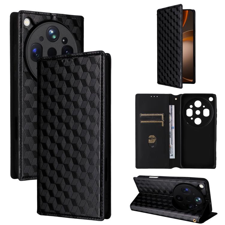 Cubic Grid Texture Flip Leather Phone Case, For OPPO Reno16 F 5G / Reno16 FS 5G, For OPPO Reno15 A 5G / Reno15 F 5G, For OPPO Reno16 5G / Reno16 Pro 5G Global, For OPPO Find X9 Ultra 5G, For OPPO A6X 4G / 5G / A6 5G Global                              ...