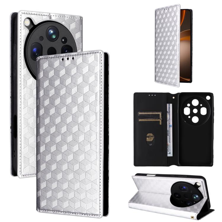 Cubic Grid Texture Flip Leather Phone Case, For OPPO Reno16 F 5G / Reno16 FS 5G, For OPPO Reno15 A 5G / Reno15 F 5G, For OPPO Reno16 5G / Reno16 Pro 5G Global, For OPPO Find X9 Ultra 5G, For OPPO A6X 4G / 5G / A6 5G Global                              ...